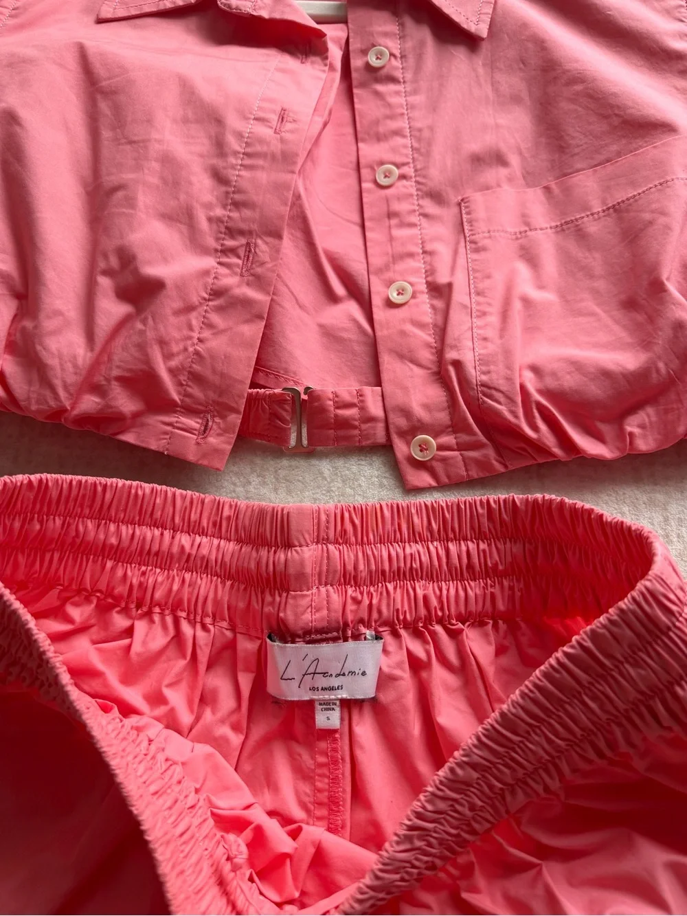 L’académie button up + shorts